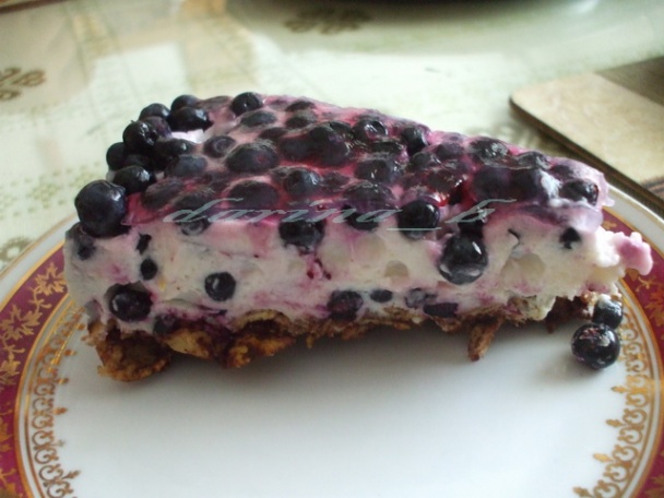 Nepečená čučoriedková torta  - obrázok 9