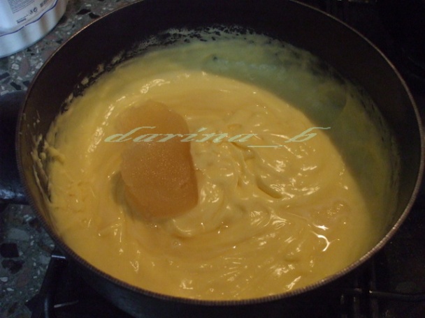 Tvarohovo - pudingové rezy s ovocím - obrázok 2