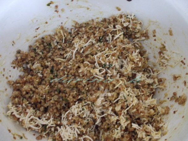 Pohánková sekaná s patizónovým prívarkom  - obrázok 3