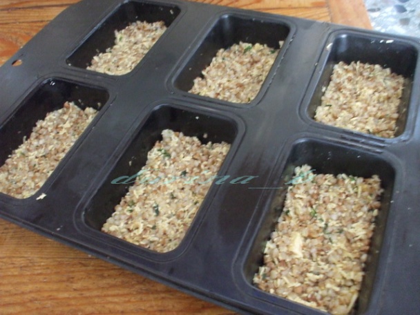 Pohánková sekaná s patizónovým prívarkom  - obrázok 4