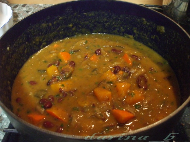 Hokkaidovo-hlivový guláš - obrázok 5