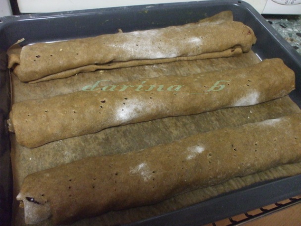 Špaldovo-medové rolády s ovocím - obrázok 6