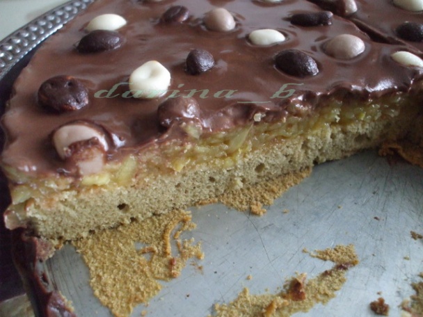 Jablková torta s čokoládou  - obrázok 9