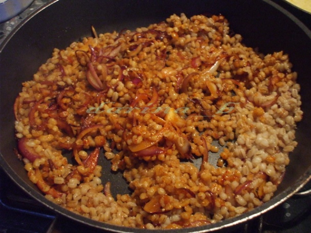 Bryndzové krúpy s cibuľou a paprikou - obrázok 2