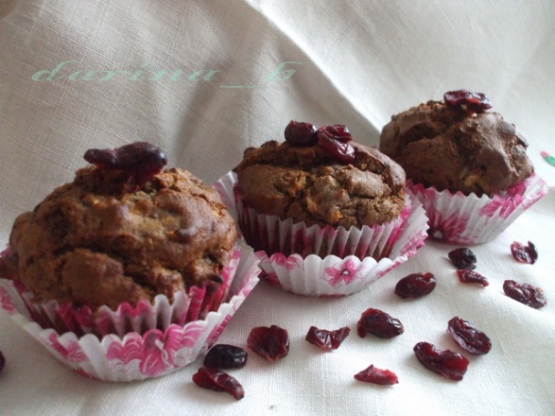 Makovo-pohánkové muffiny s brusnicami  - obrázok 7