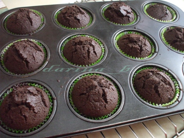 Čokoládovo-pohánkové muffiny s kávou  - obrázok 4