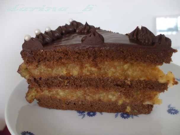 Čokoládová torta s jablkovou plnkou (fotorecept) - obrázok 9