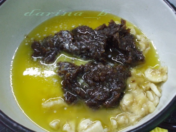 Datľovo-banánové kocky (fotorecept) - obrázok 1