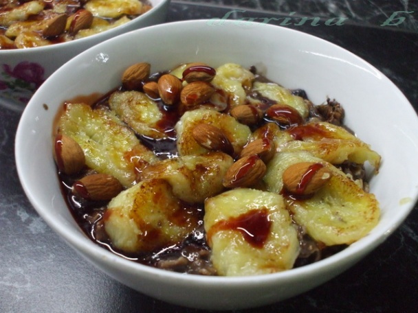 Kokosovo-ovsená kaša s opečeným banánom (fotorecept) - obrázok 3