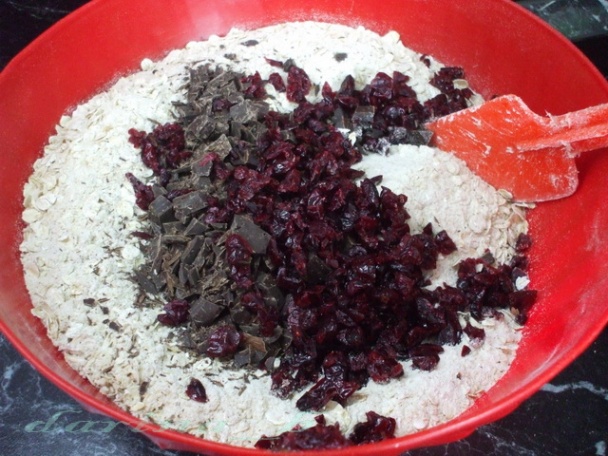 Arašidovo-ovsené cookies s brusnicami (fotorecept) - obrázok 1