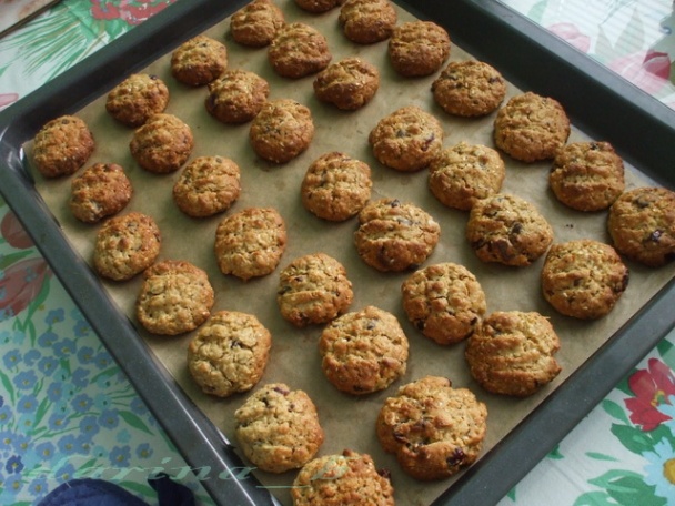 Arašidovo-ovsené cookies s brusnicami (fotorecept) - obrázok 6