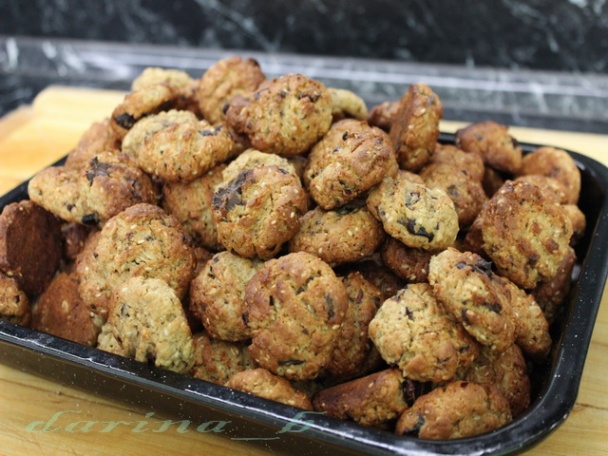 Arašidovo-ovsené cookies s brusnicami (fotorecept) - obrázok 7