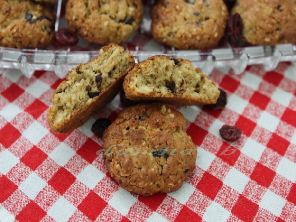 Arašidovo-ovsené cookies s brusnicami (fotorecept) - obrázok 8