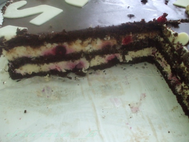 Kakaová torta s mascarpone krémom a ovocím (fotorecept) - obrázok 9