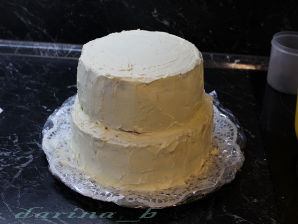 Kakaovo-orechová torta s mascarpone a ovocím (fotorecept) - obrázok 11