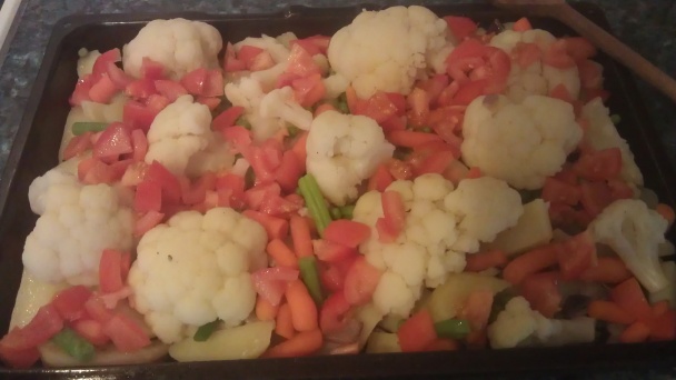 Rýchly zapekaný karfiol od babky Bajky (fotorecept) - obrázok 6