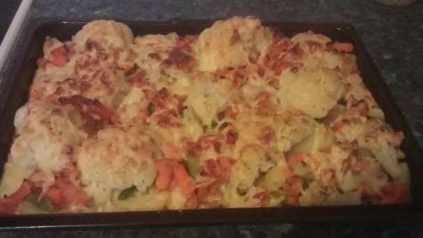 Rýchly zapekaný karfiol od babky Bajky (fotorecept) - obrázok 9