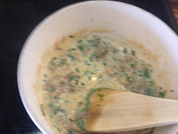 Steak z roštenky s omáčkou zo smrčkov a medvedieho cesnaku (fotorecept) - obrázok 11