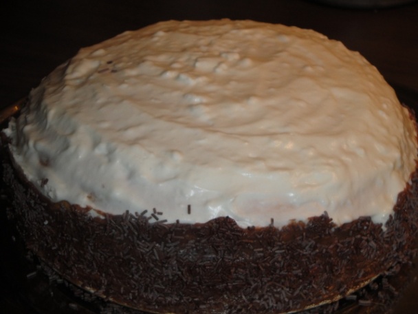 Čokoládovo tvarohová torta - obrázok 3