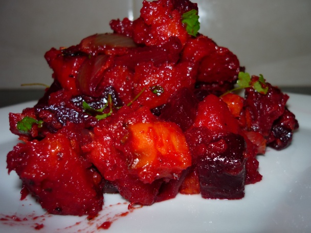 Šalát zo sladkých zemiakov - obrázok 2