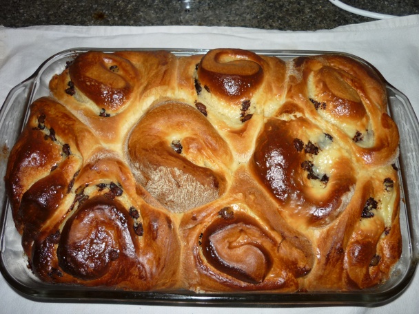 Chinois aux pépites de chocolat alebo brioška s vanilkovým krémom (fotorecept) - obrázok 8