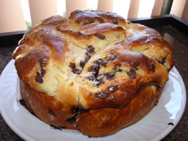 Chinois aux pépites de chocolat alebo brioška s vanilkovým krémom (fotorecept) - obrázok 10