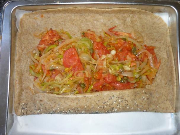 Zeleninový slaný koláč (fotorecept) - obrázok 12