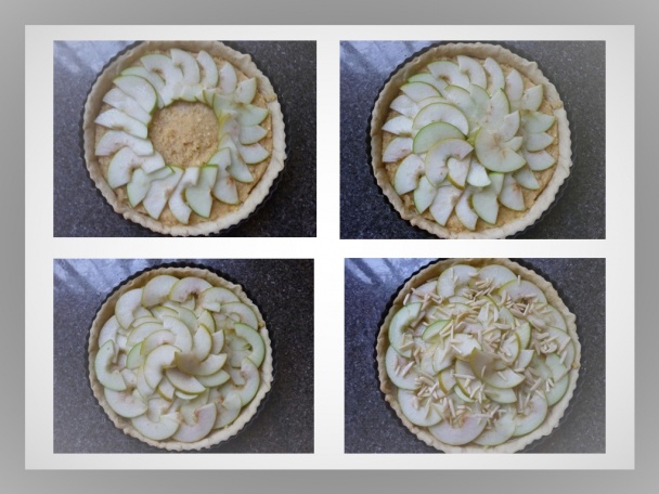 Jablkovo-mandľový koláč - Apple and frangipane tart (fotorecept) - obrázok 11