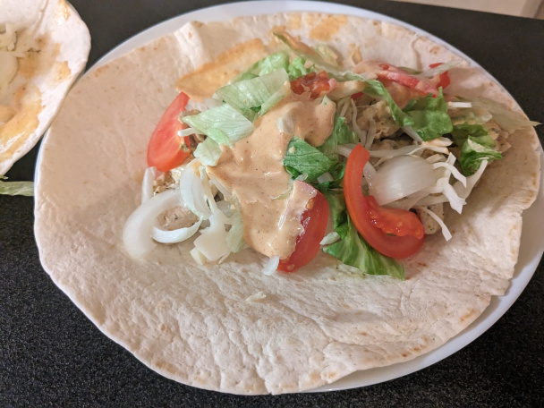 Môj domáci kurací kebab/gyros - obrázok 3