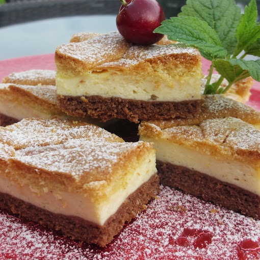 Krehký koláč s pudingovo-smotanovo-snehovou plnkou (fotorecept) - obrázok 5