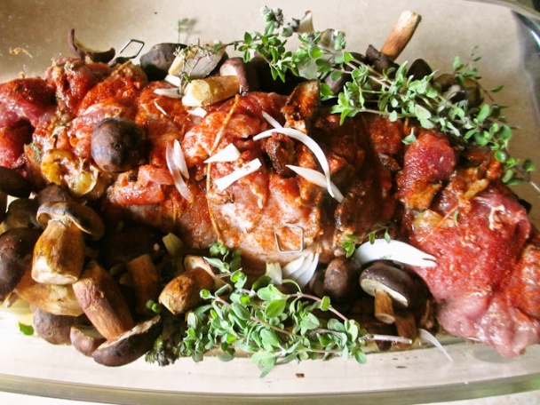 Bravčová roláda s hubami (fotorecept) - obrázok 3