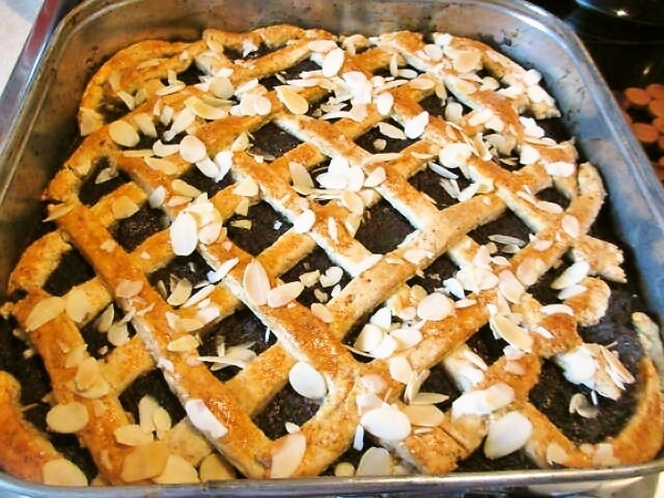 Jablkový mrežovník s makovou plnkou (fotorecept) - obrázok 4