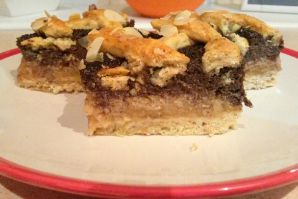 Jablkový mrežovník s makovou plnkou (fotorecept) - obrázok 5