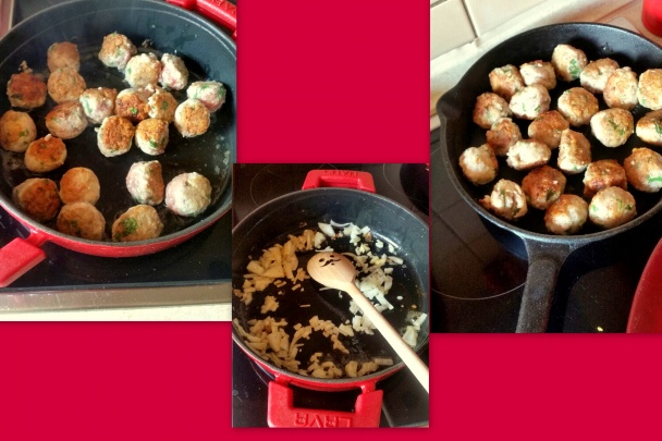 Tagliatelle s guľkami z mletého mäsa na hubovej omáčke (fotorecept) - obrázok 2