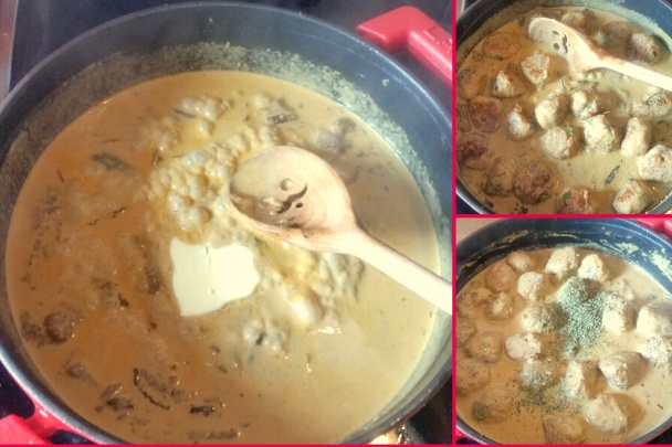 Tagliatelle s guľkami z mletého mäsa na hubovej omáčke (fotorecept) - obrázok 5