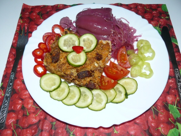 Karfiolová žemľovka s klobásou (fotorecept) - obrázok 5