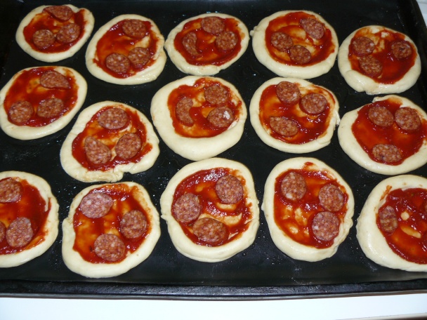 Silvestrovské mini pizze - obrázok 1