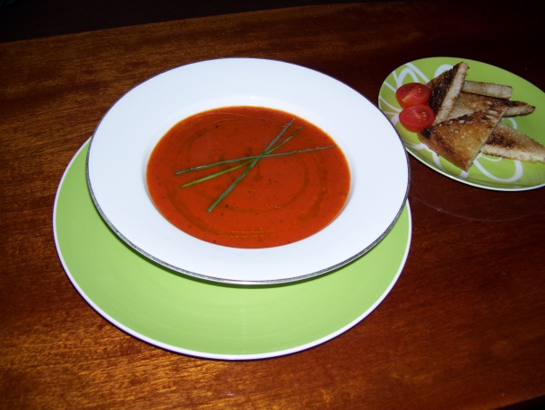 Paradajková polievka z paradajok - obrázok 4