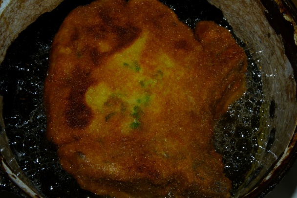 Vyprážané plnené rebierko (fotorecept) - obrázok 5