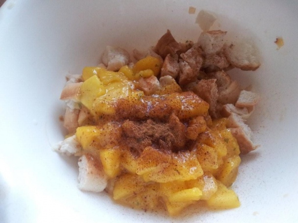 Panenka plnená broskyňami  - obrázok 2