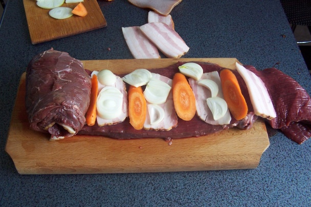 Rolované jelenie stehno  (fotorecept) - obrázok 3