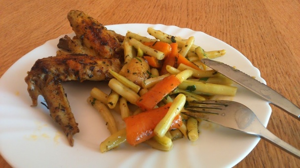 Pečené kura na novej zeleninke - obrázok 2