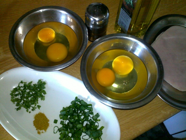 Roládička z omelety a šunky, aj pre deti(fotorecept) - obrázok 1