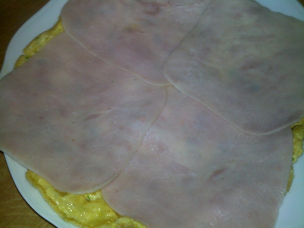 Roládička z omelety a šunky, aj pre deti(fotorecept) - obrázok 6