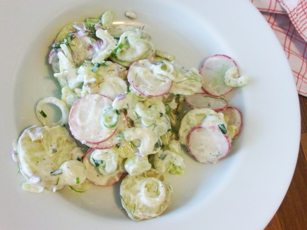 Zemiakový šalát s pažítkou - obrázok 4