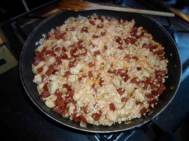 Chorizo risotto á la KajusiQQ (fotorecept) - obrázok 4
