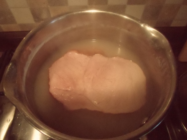 Varené údene mäso s jablkovým chrenom(fotorecept) - obrázok 1