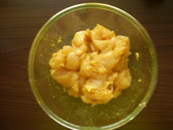 Kurací karí šalát(fotorecept) - obrázok 1