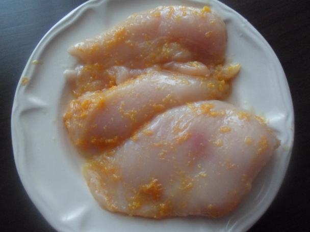 Pomarančový kurací steak s čokoládovo-karí omáčkou (fotorecept) - obrázok 2