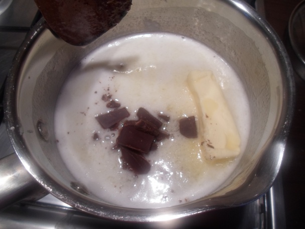 Čokoládový fondán s brusnicami (fotorecept) - obrázok 2